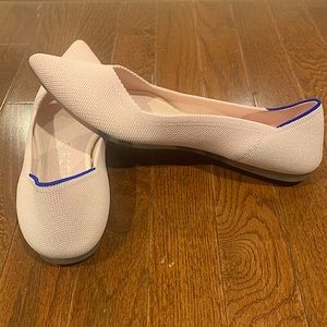 Rothy’s Size 9 Pointed Flats in Blush Pink